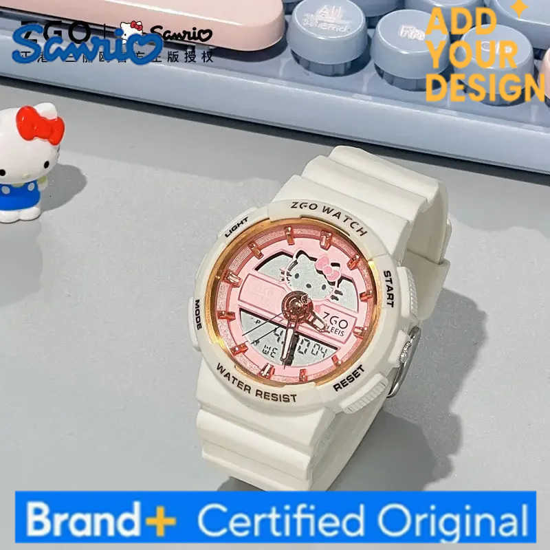 Sanrio HelloKitty cartoon character watch waterproof kawaii high-looking student and child cute watch holiday gift new wholesale H251223