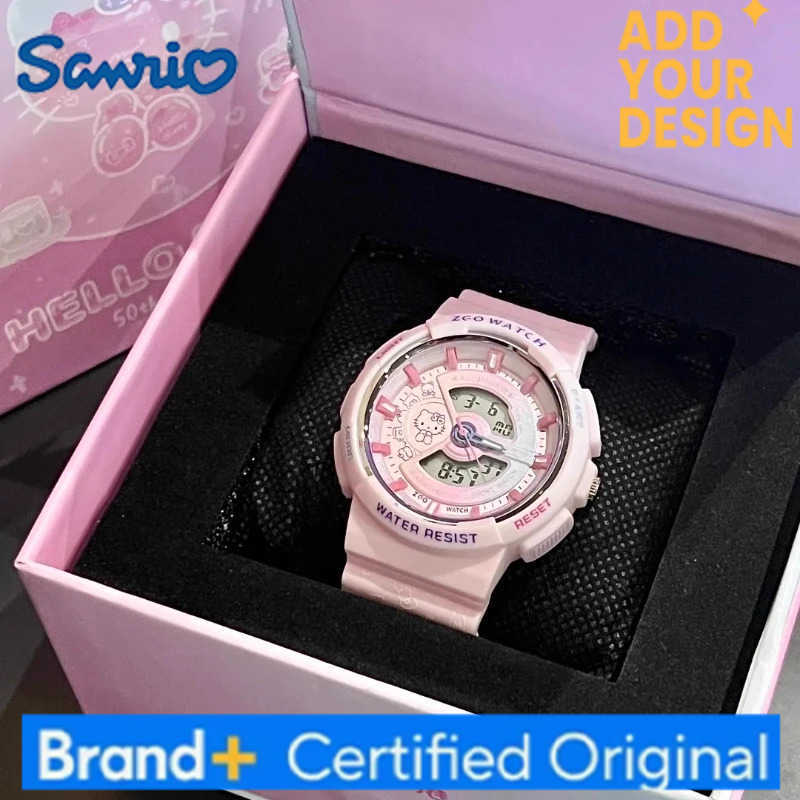 Sanrio Hello Kitty Watch For Girls Student Model For Primary And Secondary School Pupils Multifunctional Sports Waterproof H251223
