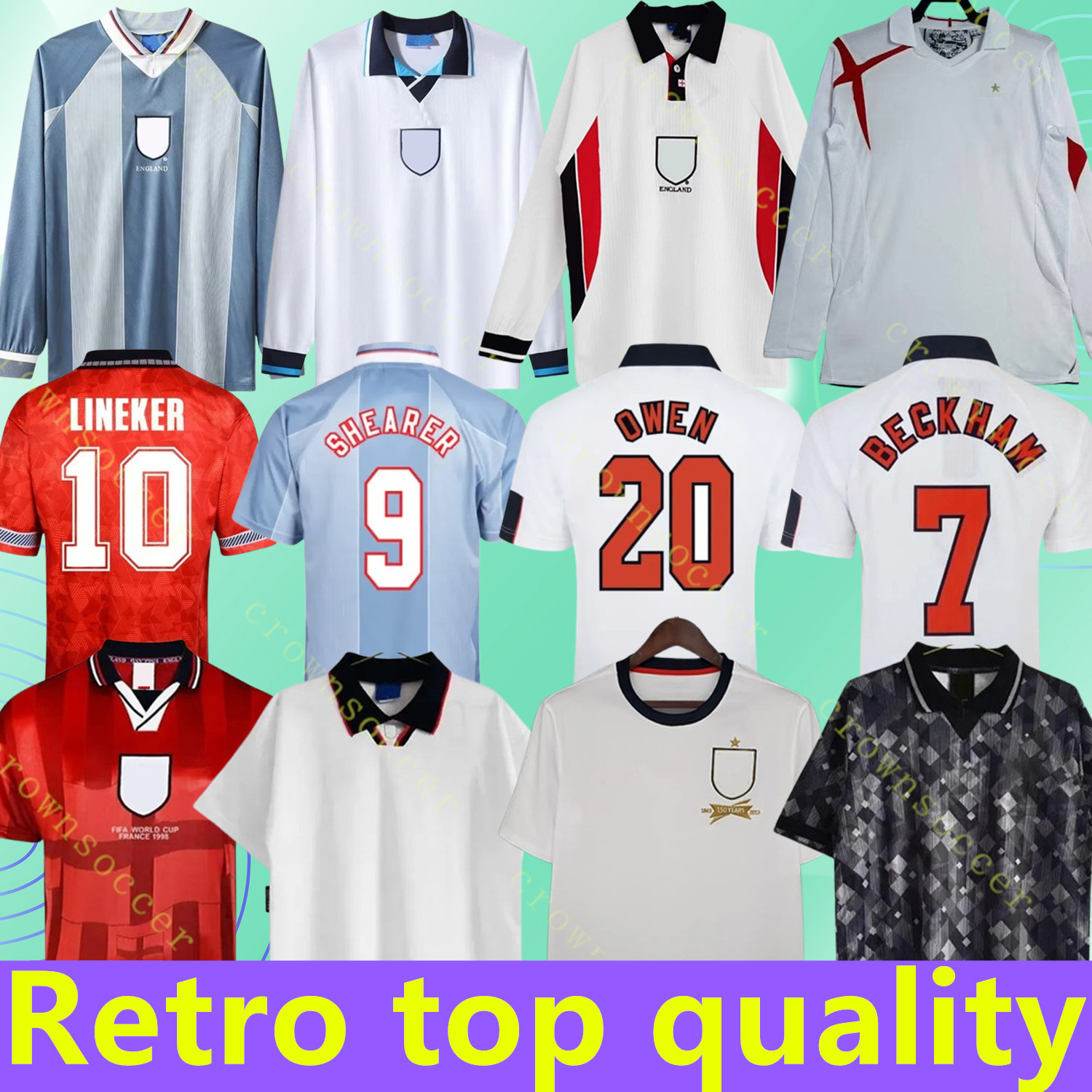 85 86 90 91 92 93 95 96 Englands Soccer Jersey BELLINGHAM Retro football shirt RASHFORD KANE SAKA RICE FODEN National OWEN Team Home White Away Men Kid Women Men Kids Kits