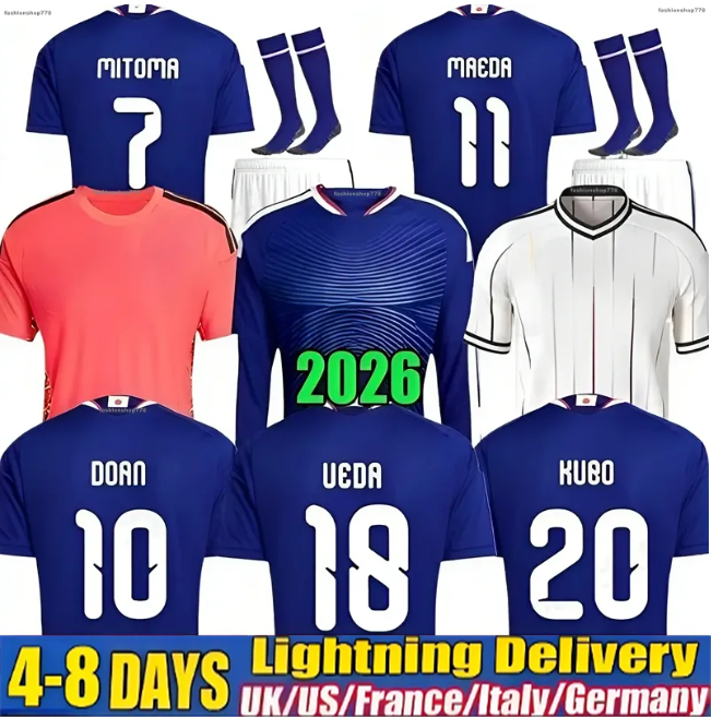 New 2026 2027 world cup Japan Soccer Jerseys 26 27 Cartoon ISAGI ATOM TSUBASA MINAMINO ASANO DOAN KUBO ITO adult Men kids kit set Japanese Football Shirt uniform