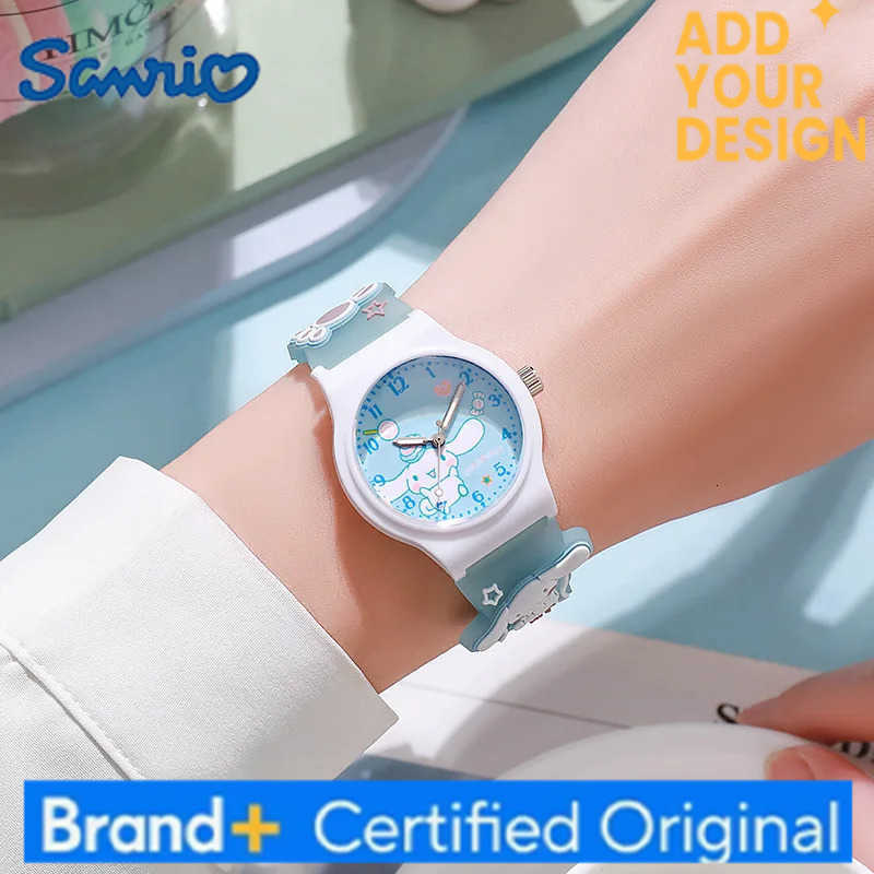 Sanrio Summer Kt Cat Watch Kawaii Anime Peripherals Cinnamoroll Hello Kitty Kuromi Cute Surprise Fashion Kid Exquisite Watch Toy Gifts H251223