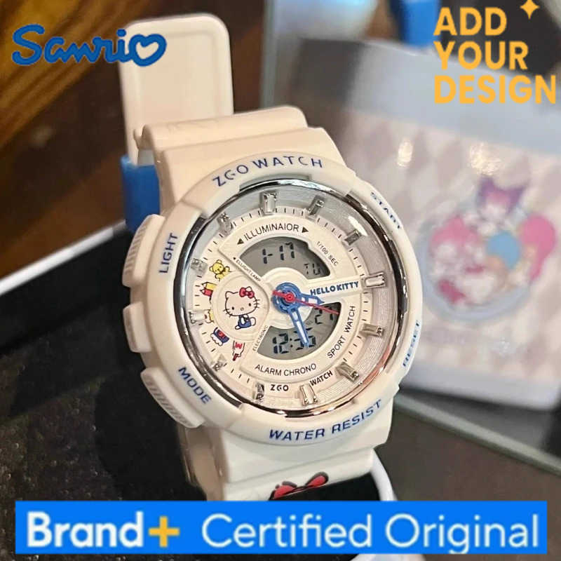 Sanrio Hello Kitty Watch For Girls Student Model For Primary And Secondary School Pupils Multifunctional Sports Waterproof H251223