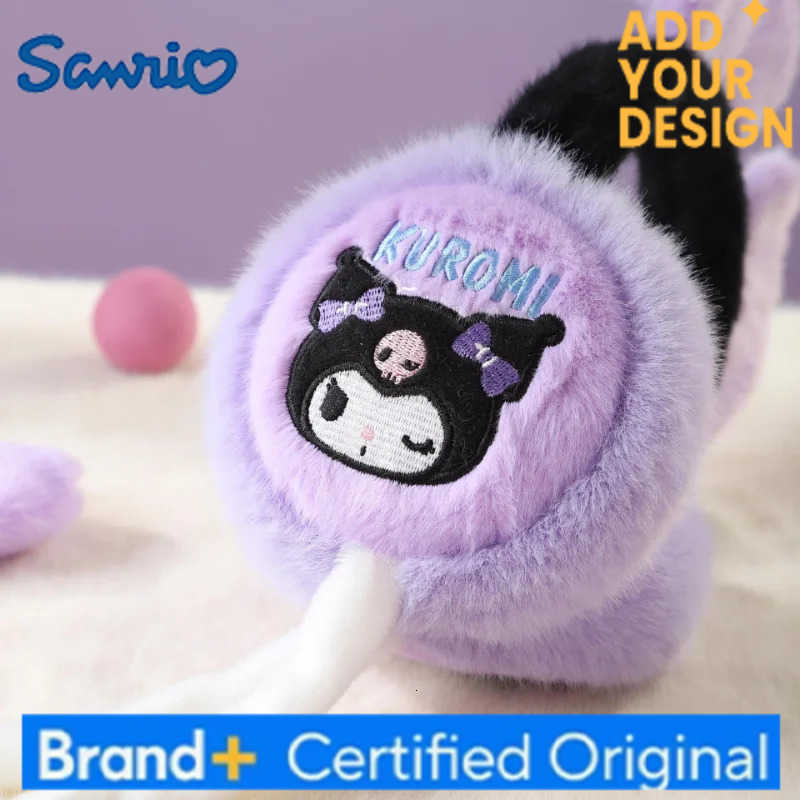 Sanrio Cute Sanrioed Kuromi My Melody Cinnamoroll Pochacco Keeps Warm and Cold Resistant In Winter with Pneumatic Earmuffs for Warmth H251223