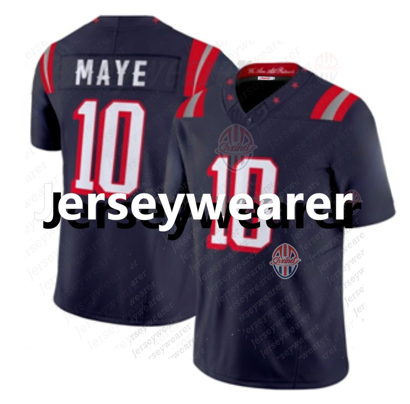 New Football Jersey Drake Maye TreVeyon Henderson Stevenson Gibson Diggs Gonzalez DeVito Custom Letter Name Number Stitched