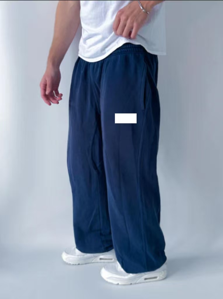 baggy polo jogger Loose waist zipper loose solid color sports pants Fashion Mens Designer Pants Men Women Solid Color Pant Trousers Hip Hop Motion Pants Jogger