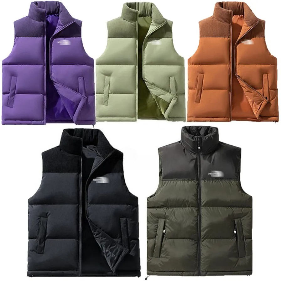 Mens Vests Designer Puffer Vest Men Waistcoat Male waistcoat Winter cotton Vests Unisex Couple Bodywarmer Woman Mans Jacket Sleeveless Outdoor Warm