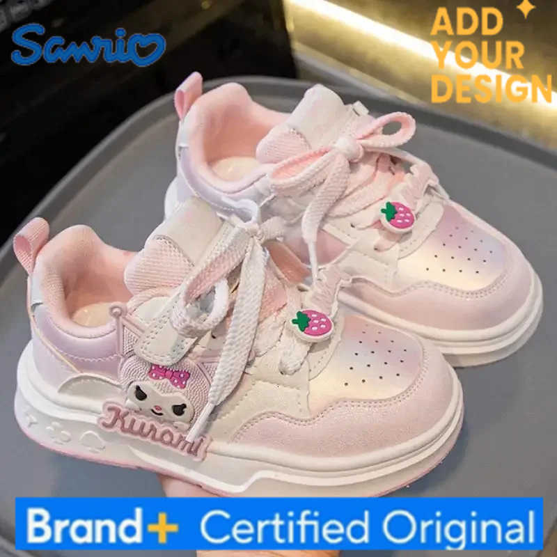Sanrio Girl Kuromi Sports Shoes Tennis Shoes New Hello Kitty Kawaii Child Cartoon Breathable Casual Shoes Cute Fashion Gift H251223
