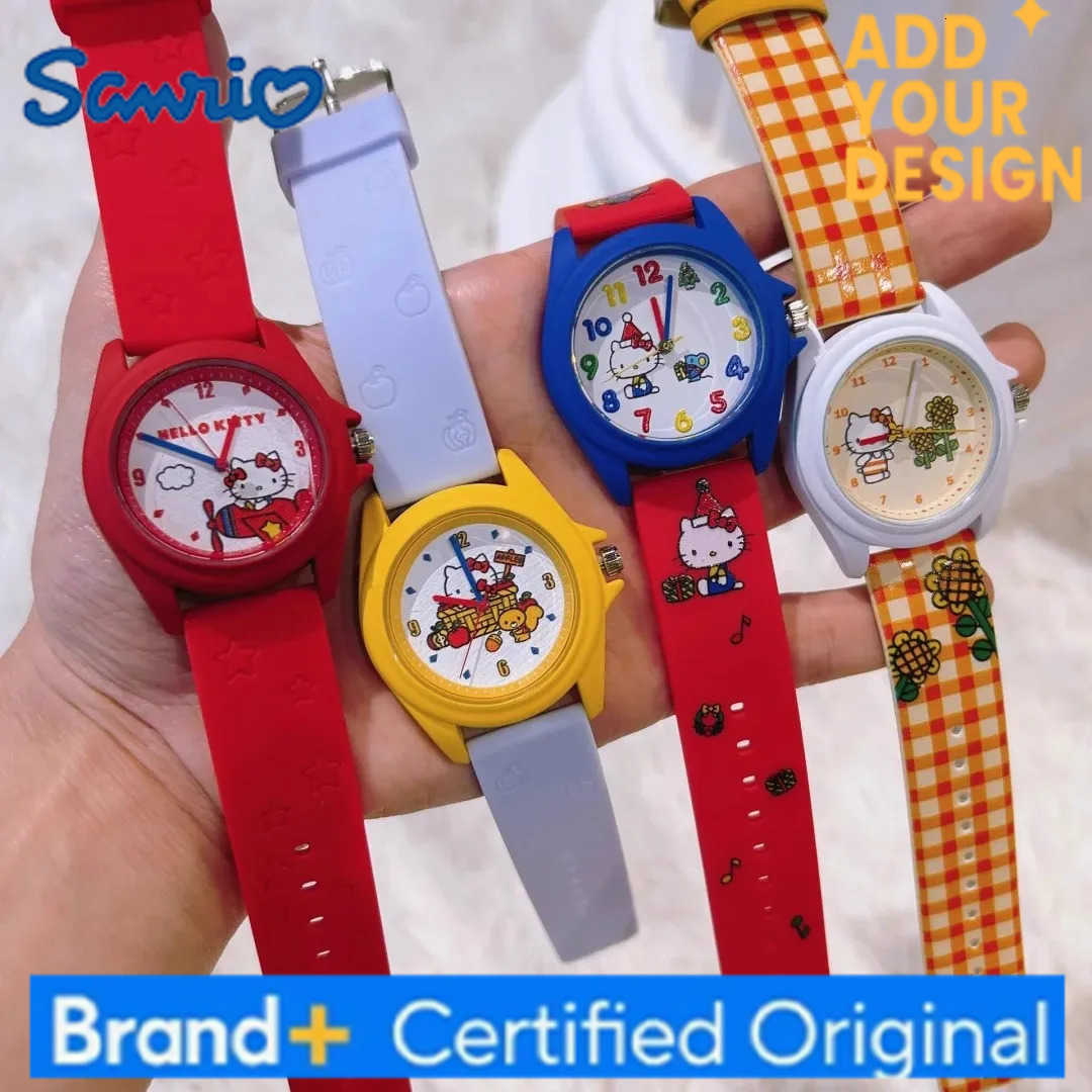 Sanrio Hello Kitty Collectible Mystery Watch Blind Box - Surprise Cartoon Watches Gift Set Unisex Birthday Gift Toys H2512231