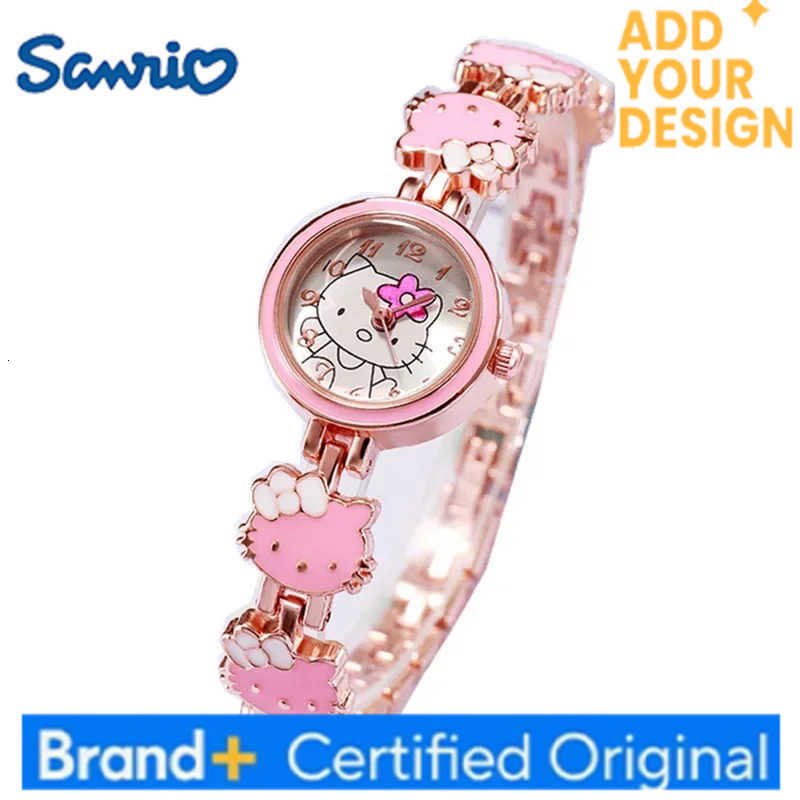 Sanrio women Watch Hello Kitty Watch Female Student Sweet Bow Girl friends Gift High quality womens quartz watches H251223