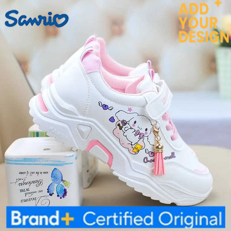 Sanrio Kawaii Cinnamoroll Students Cute Cartoon Comfortable Sneakers Children Anti Slip Flat Shoes Running Shoes Gift for Kids H251223