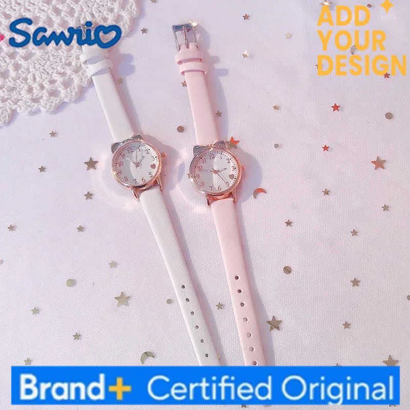 Sanrio New Cute Heart Women Watch Stars Moon Bracelet Sets Rhinestones Child Quartz Watches Ideal Gifts For Kids H251223