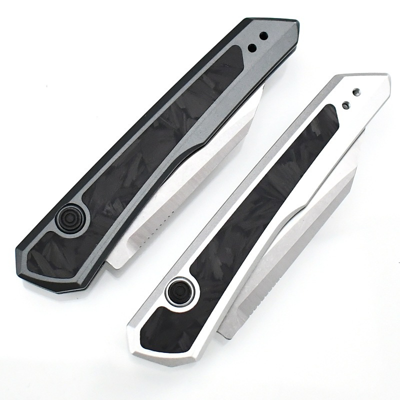 KS 7050 pocket folding knife edc multitool T6 Aluminum Inlaid Carbon Fiber Handle Survival selbstverteidigung tactical knives