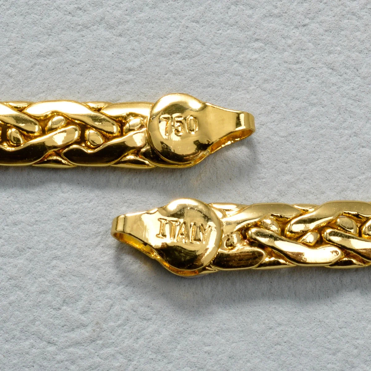 Simple Necklace Jewelry Fashion Italy 750 18K Gold Plated Flat Snake Chain African Wedding Birthday Gift Party 251223