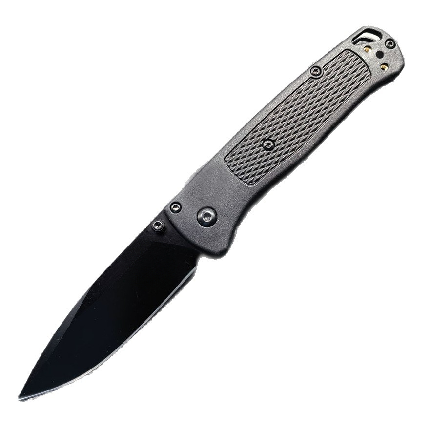 BM Bugout EDC Folding Pocket Knife Black/ White Blade Survival Tactical Knife Outdoor Facas Jackknife Hand Tools Rescue