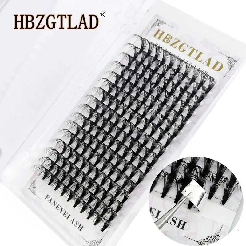 HBZGTLAD Lashes 12/16 Lines Premade Volume Fans 20D Lashes Russian Volume Eyelash Extensions Pre made Lash Extension Faux MinkT251223