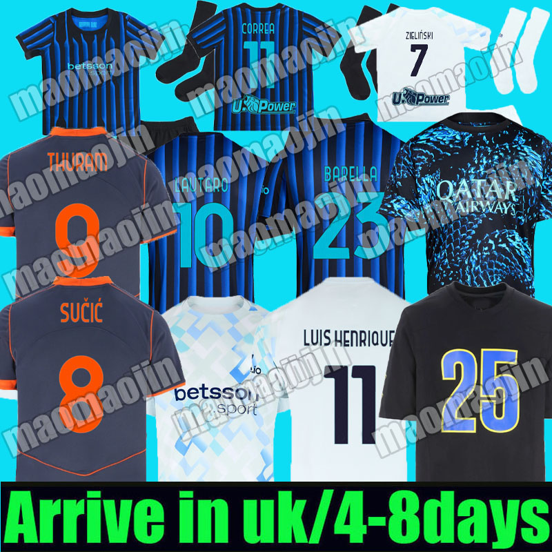 25 26 Maglia LAUTARO fianl Soccer Jerseys BARELLA LUIS Henrique FRATTESI INTEReS THURAM Sucic CALHANOGLU Football Shirt 2025 2026 milans third Special Men Kids tops