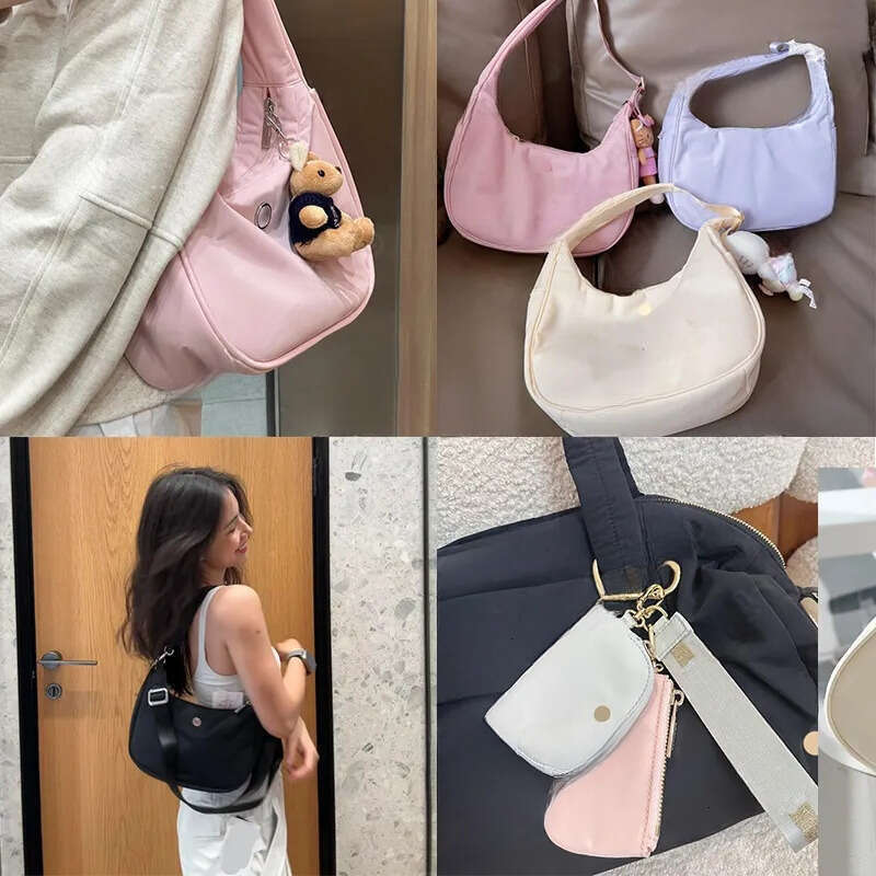 2025 5A Fashionable Nylon Yoga New Belt Bag Bum bumbag Portable Fanny Pack for Men Women with Crossbody Strap waist everywhere classic luluity lemoneive belt bag