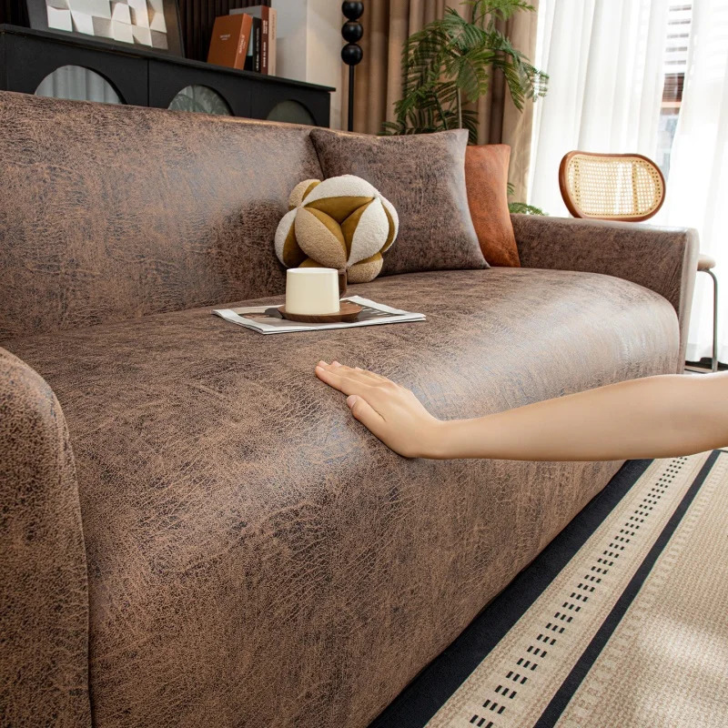 Adjustable Waterproof Elastic Sofa Cover Armchair Protector Corner L Shape Stretch Slipcovers Couch Covers 12345 Seater 251222