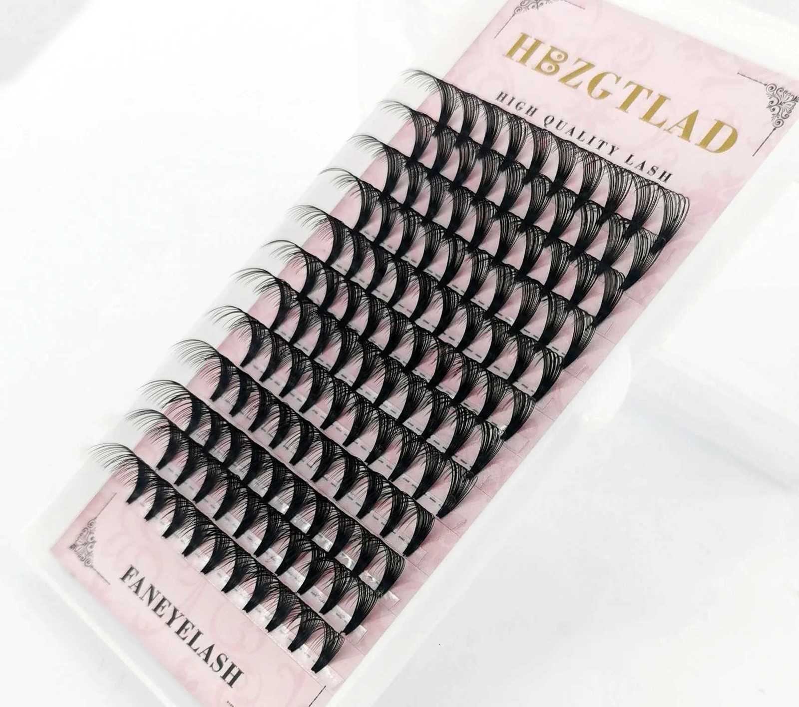 HBZGTLAD Lashes 12/16 Lines Premade Volume Fans 20D Lashes Russian Volume Eyelash Extensions Pre made Lash Extension Faux MinkT251223