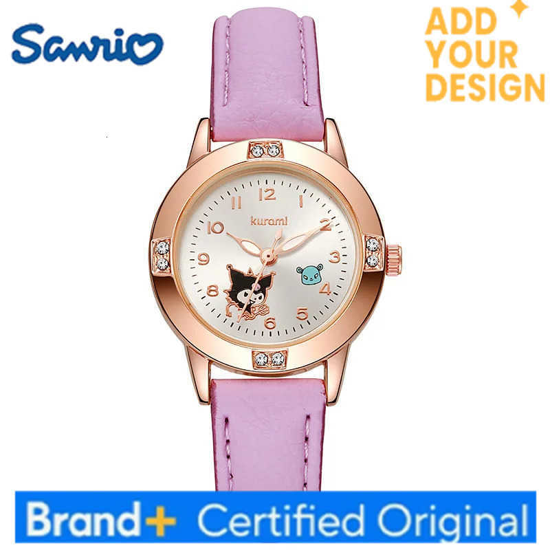 Sanrio Hello Kitty Cartoon Watch Anime peripheral Cinnamoroll Quartz watch Exquisite Jewelry Birthday Gifts For Boys And Girls H2512231