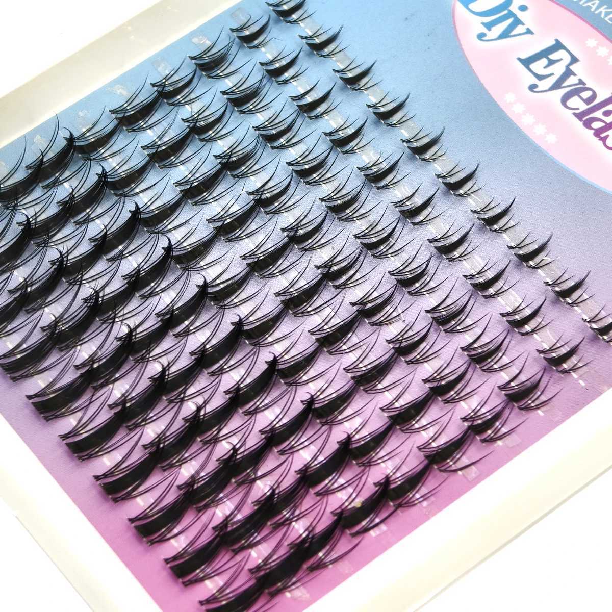 HBZGTLAD10row Fairy Lash Clusters Manga Cluster EyelashLash Clusters Wispy Eyelashes Extensions Natural Look C/D Curl IndividualT251223