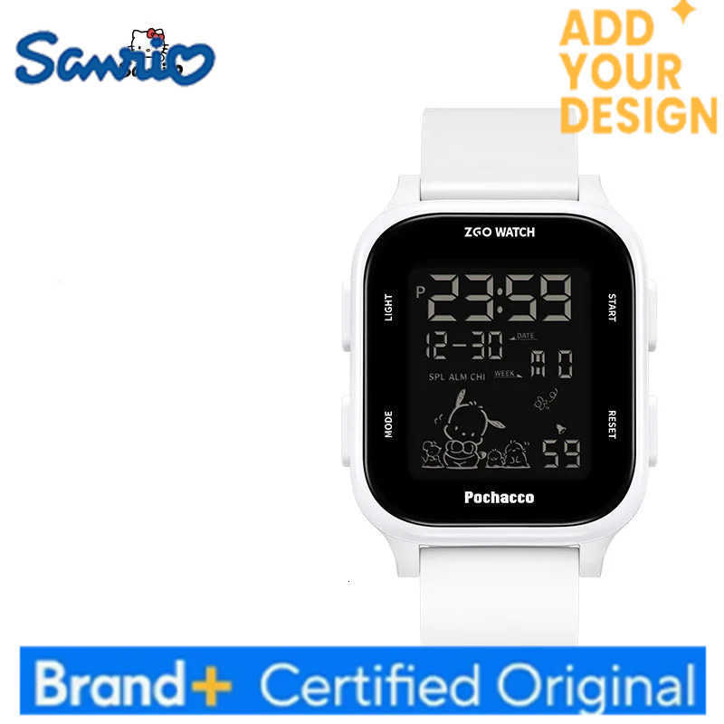 Sanrio New Miniso Watch Kawaii Hello Kitty Kuromi Student Waterproof Watch Ins Korean Cartoon Anime Friend Birthday Gift H251223