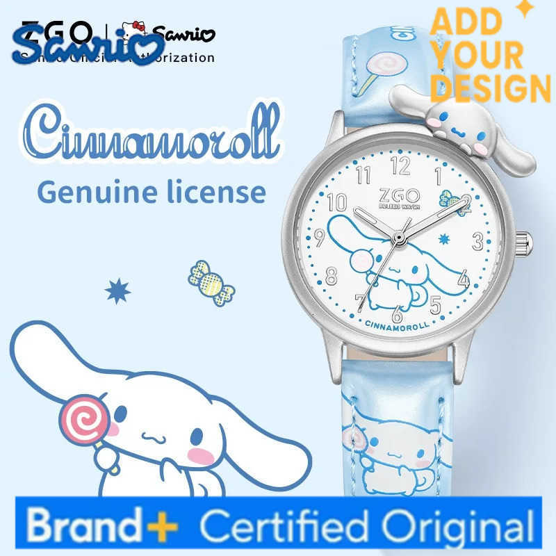 Sanrio Cinnamoroll Kids watch for girls student cute blue watch waterproof quartz wristwatch 273 H251223
