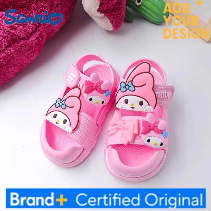 Sanrio Melody Beach Shoes Summer New Childrens Kulomi Sandals Lightweight Non-slip Girls Primary School Shoes Full Stage H2512231
