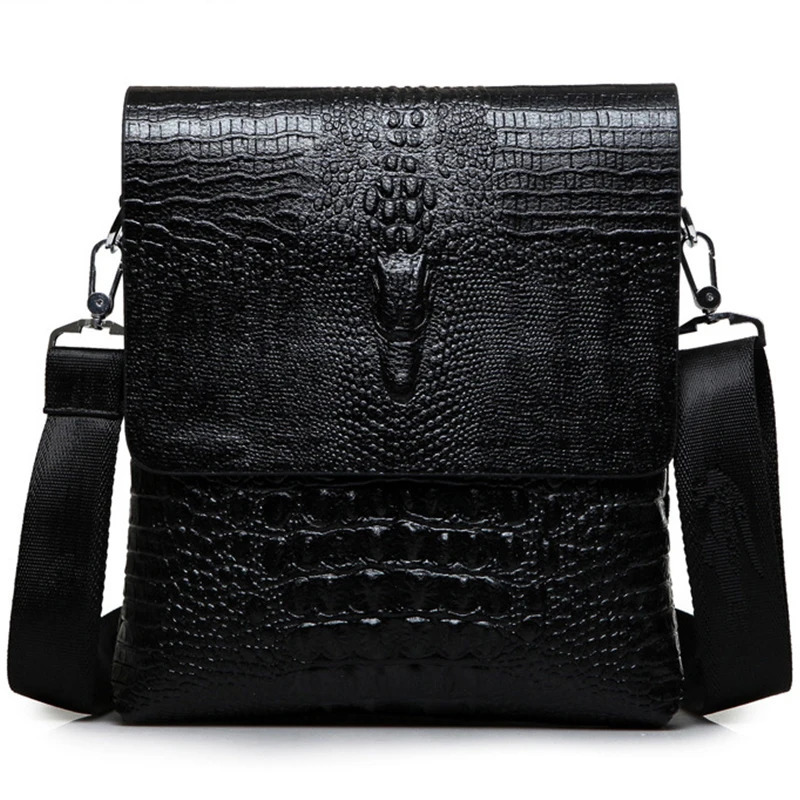 Messenger Bag Men Leather Business Alligator Shoulder Male Casual Satchel Grain Crossbody For 251216