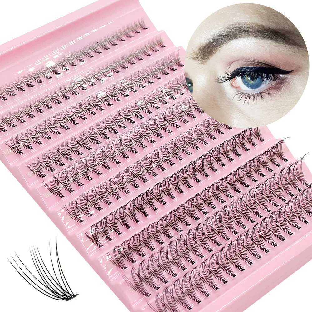 200pcs Super Bunch Natural Style 8-16mm Mix Eyelashes Cluster Russia Volume Eyelash Extension False Mink Lashes Makeup CIliosT251223