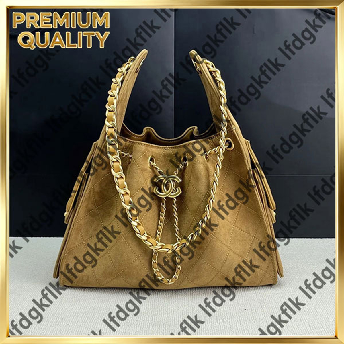 2026 Designer bag shoulder bag Black diamond grid shoulder bag Chain crossbody bag Top designer Leather fashion tote bag Shopping bag Bj