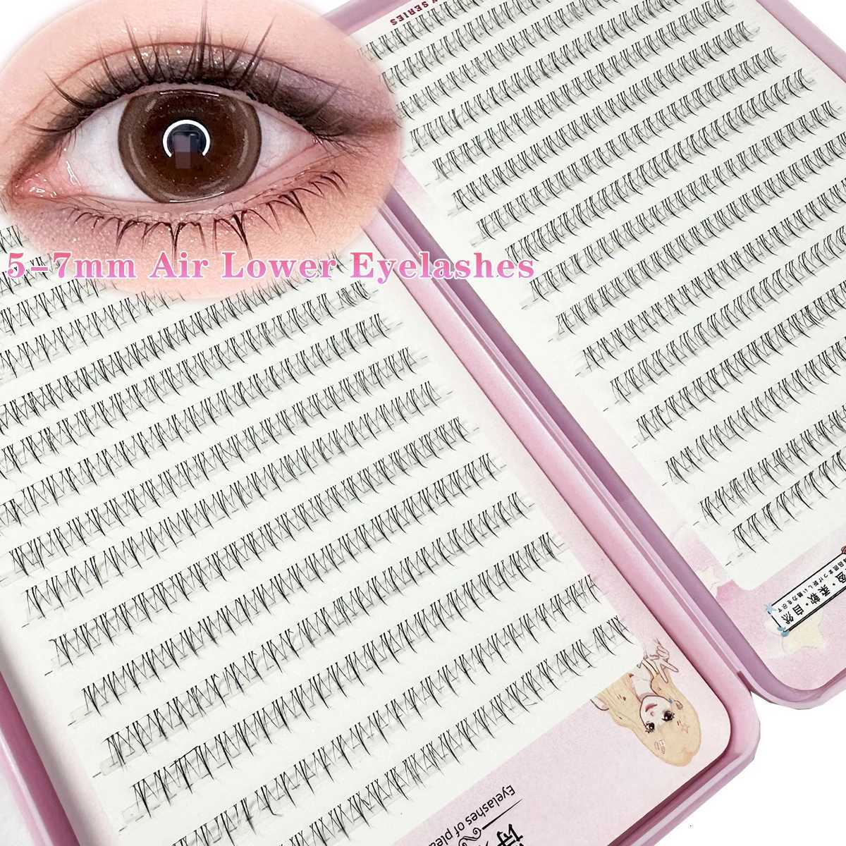 Air Lower Eyelashes Fairy Fake Lashes Segmented Natural Manga Bottom Lashes Japanese Manga Style Spiky Anime Lower Lashes MakeupT251223