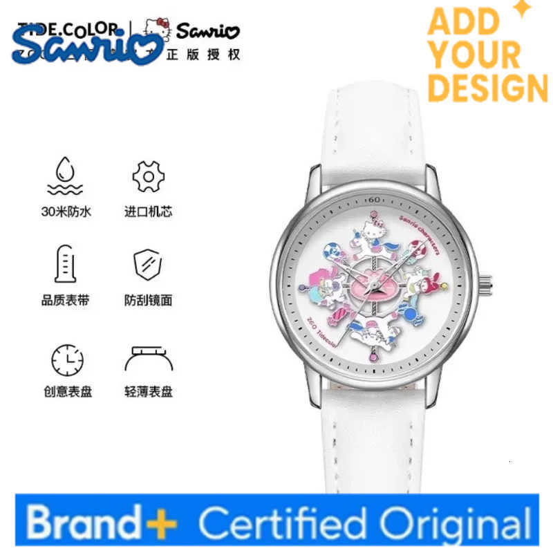 Sanrio Hello Kitty Series Waterproof Luminous Electronic Watches for Girls Students Decorated KT Birthday Gifts H251223