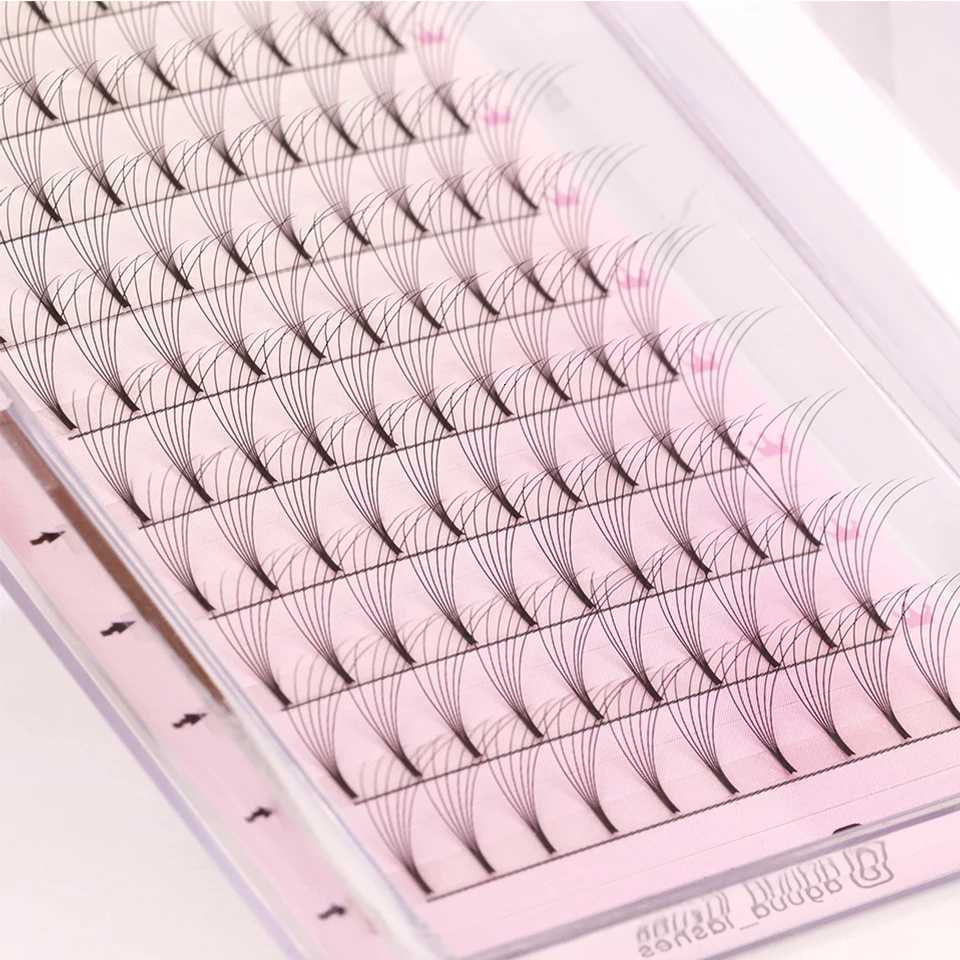 AGUUD Soft Natural Premade Volume Fans Short Stem 3d/4d/5d/6d Russian Volume Professional Eyelash Extension Faux Mink Lash CilioT251223