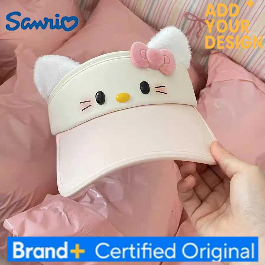 Sanrio Kawaii Hello Kitty Sun Hat Tennis Cap Anime Golf Caps Cute Cartoon Empty Top Baseball Caps Y2k Women Sport Hats Girl Gift H251223 - view 4
