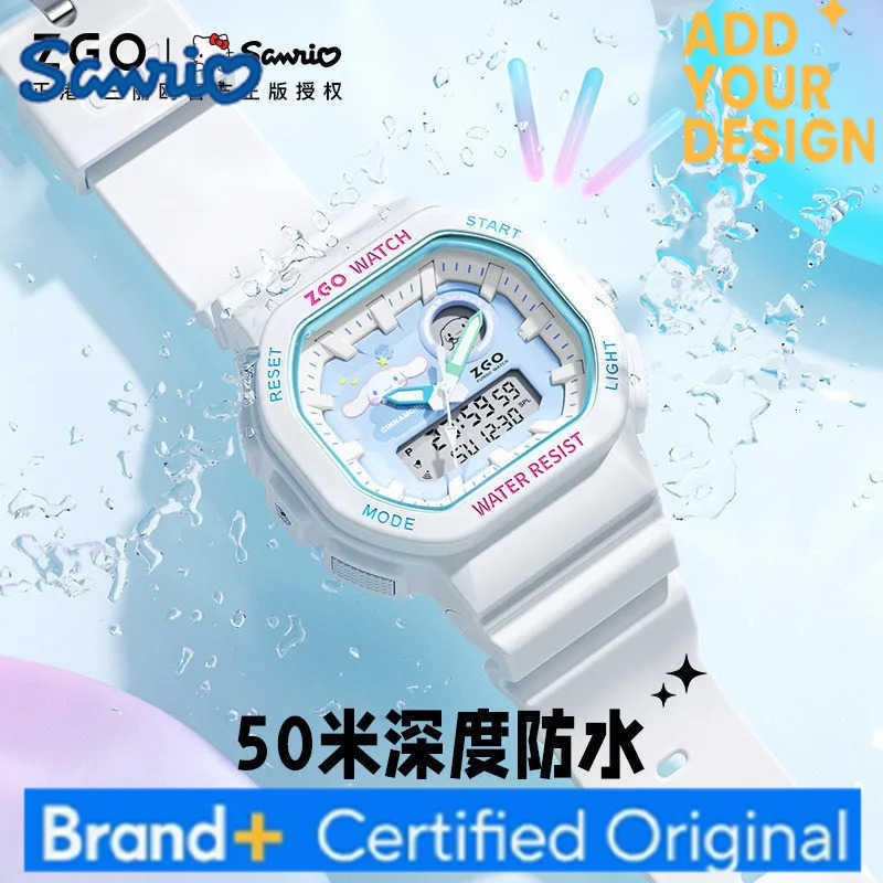 Sanrio cinnamon kids watch for girls fashion sports waterproof glow-in-the-dark digital watch birthday gift 810 H251223