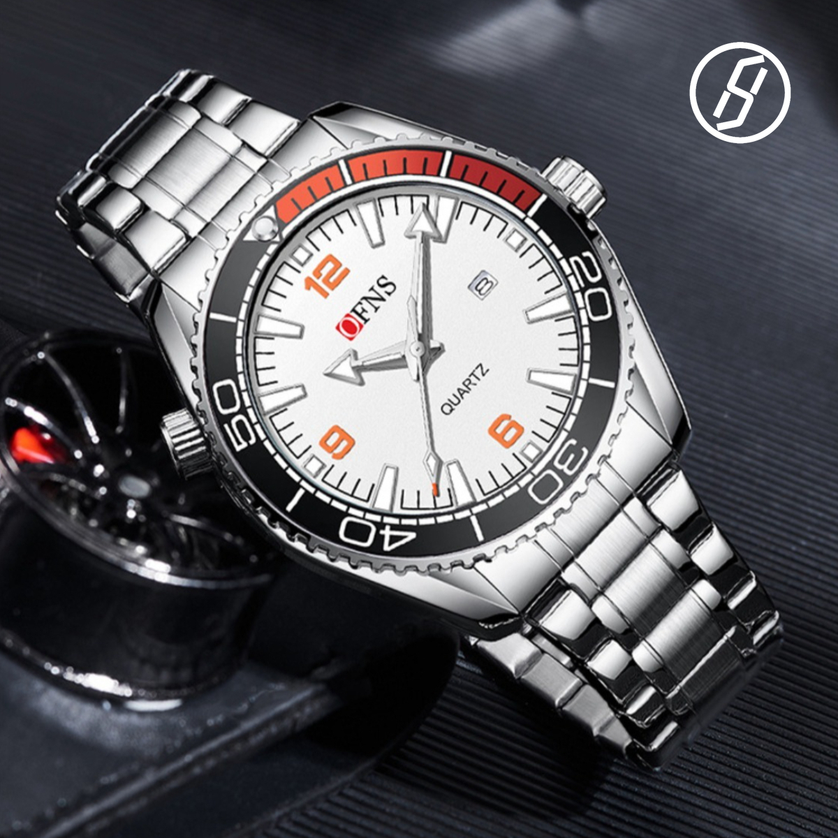 2026 Trendy New Quartz Watch Stainless Steel Strap Waterproof Luminous Quartz Watch Men's Casual Business Watch Original Watch Designer Watch Fac