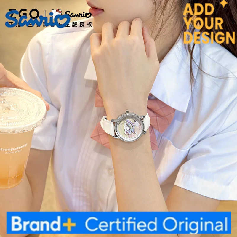 Sanrio Watches for Women Cinnamoroll Unicorn Watch Female Style Student Wristwatchs Waterproof Hello Kitty Quartz Watch H251223