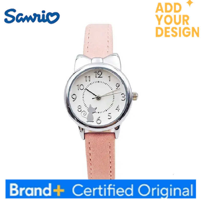 Sanrio UTHAI CQ04 Kids Children Watch Cat Multi-color Quartz watches clocks for Girls clock WristWatch rosette Watches Colorful H251223