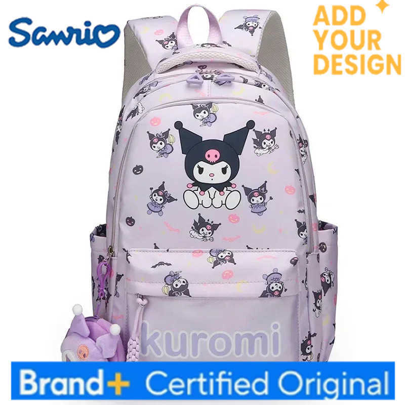Sanrio Primary Secondary School Junior and Senior High School Students handbag hello kitty kuromi boy girl Schoolbag Backpack H251223