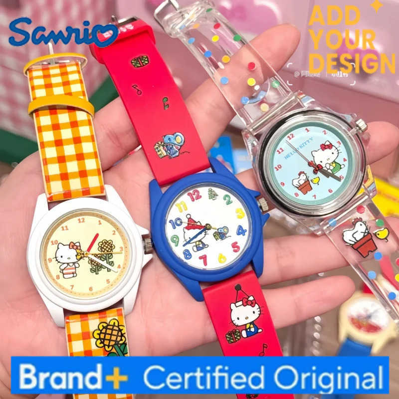 Sanrio Hello Kitty Childrens Fun Time Watch Blind Box - Cat Watch Gift for Best Friends Birthday Trendy Figure Toy Ornament H251223