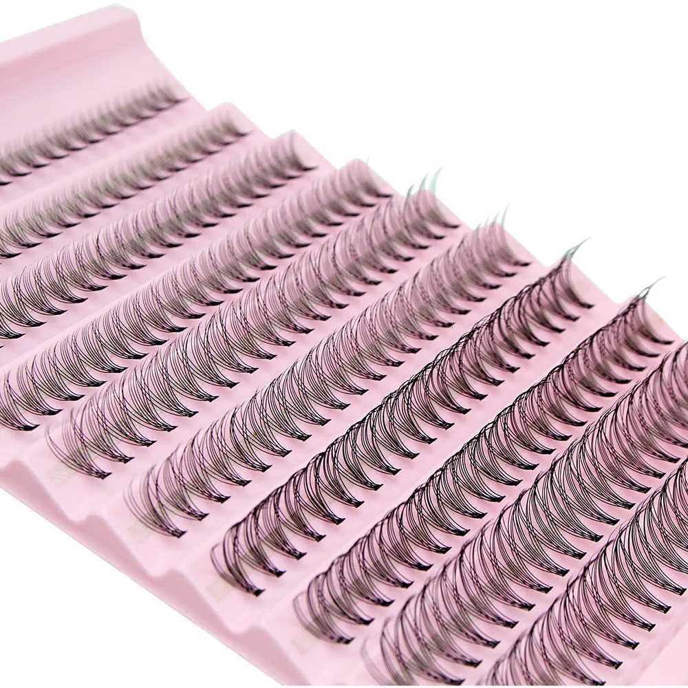 200pcs Super Bunch Natural Style 8-16mm Mix Eyelashes Cluster Russia Volume Eyelash Extension False Mink Lashes Makeup CIliosT251223