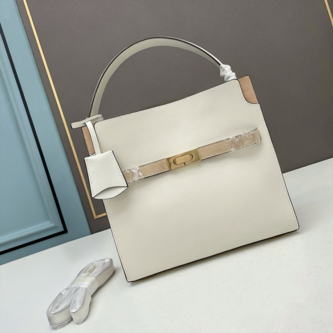 Master quality ss376 T***h bag designer bag Luxury 25 Autumn/Winter New Leather Shoulder Crossbody Trendy Casual Lock Mini Lady Tote Bag Crossbody