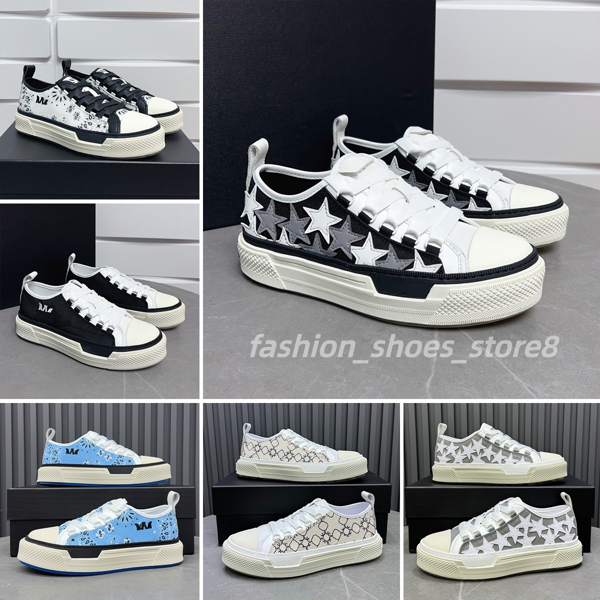 Designers Stars Court Canvas Shoes men women board shoes Luxurys Low-Top Shoes Bone Casual shoes skeleton Skateboard shoes Fashion Top quality sneakers size 35-46