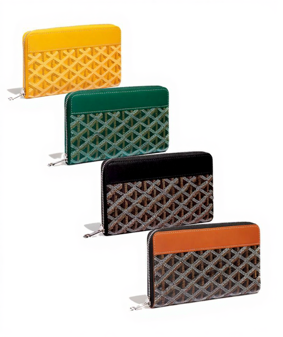 Genuine Leather Long Wallets Purse card holder with box Luxurys famous designer single wallet Men Womens Holders Coin Lambskin Min