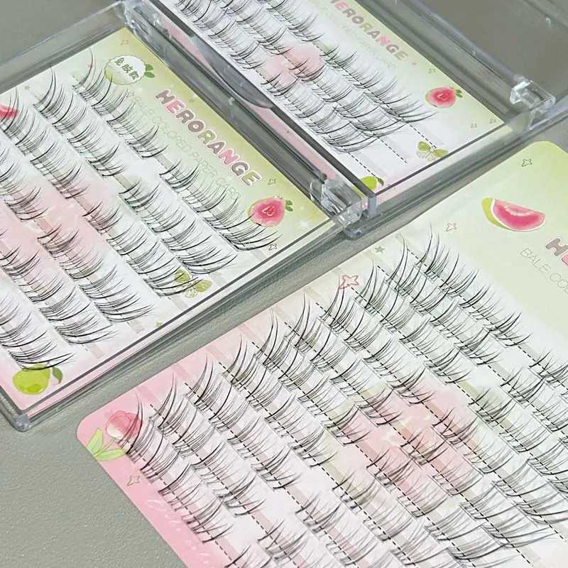No Need Glue Self-adhesive False Eyelashes Large Capacity Upper Eyelashes Single Cluster Segmented Natura Curling DIY EyelasheT251223