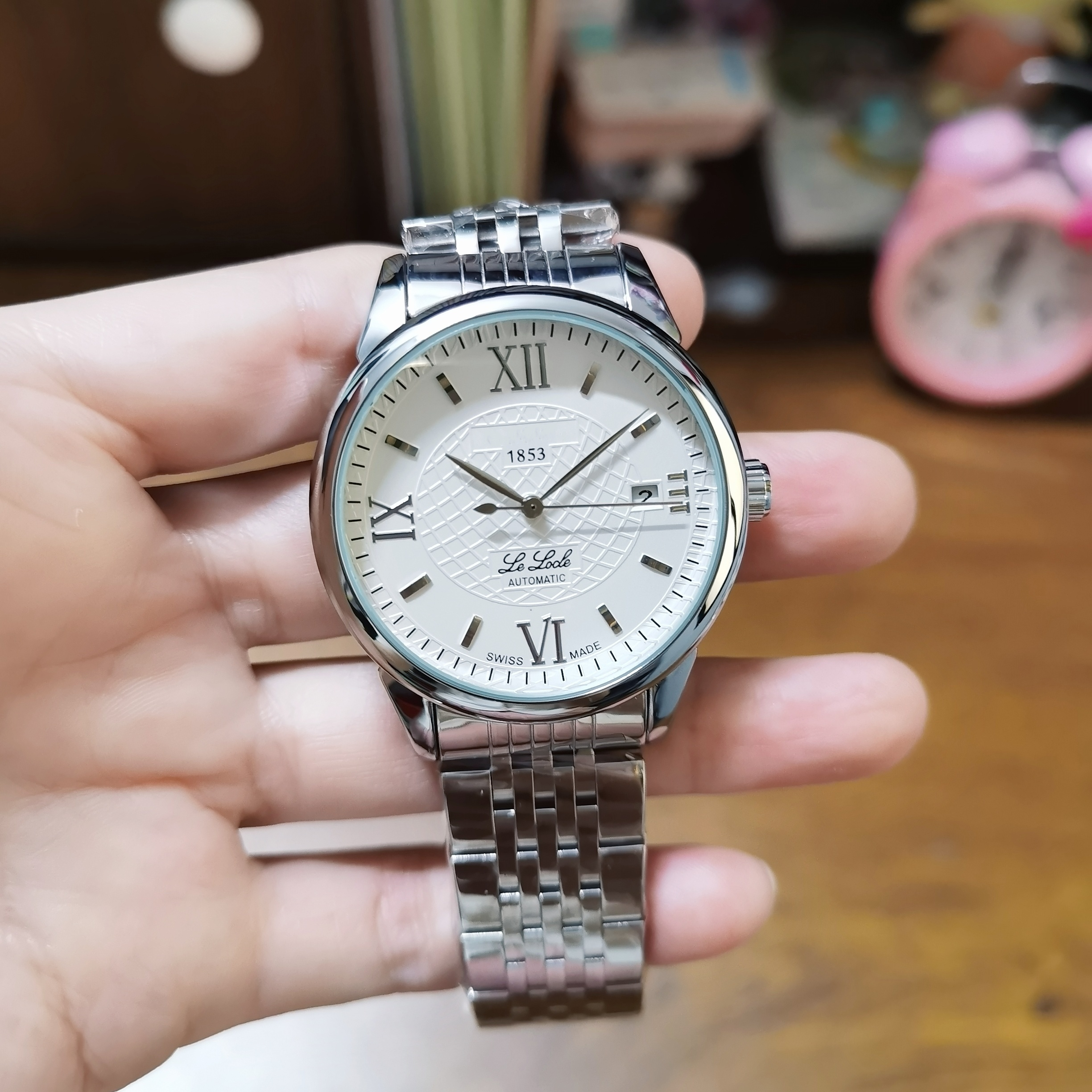 Mens TIST le Locle 1853 Watches Automatic Mechanical movement watch Stainless Steel Super Luminous Wristwatches women men waterproof watch montre de luxe #235