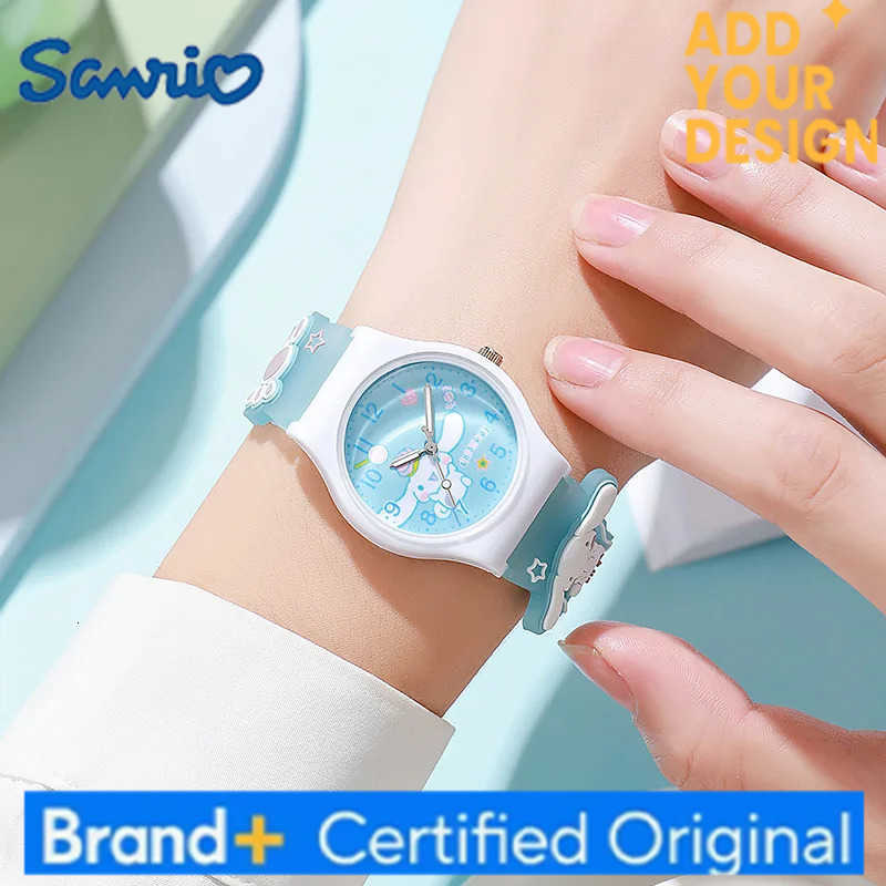 Sanrio Cute 3D Hello Kitty Watches for Girls Cartoon Pattern Kuromi Waterproof Quartz Children Watch Wrist Clock Kids Gift reloj nina H2512231