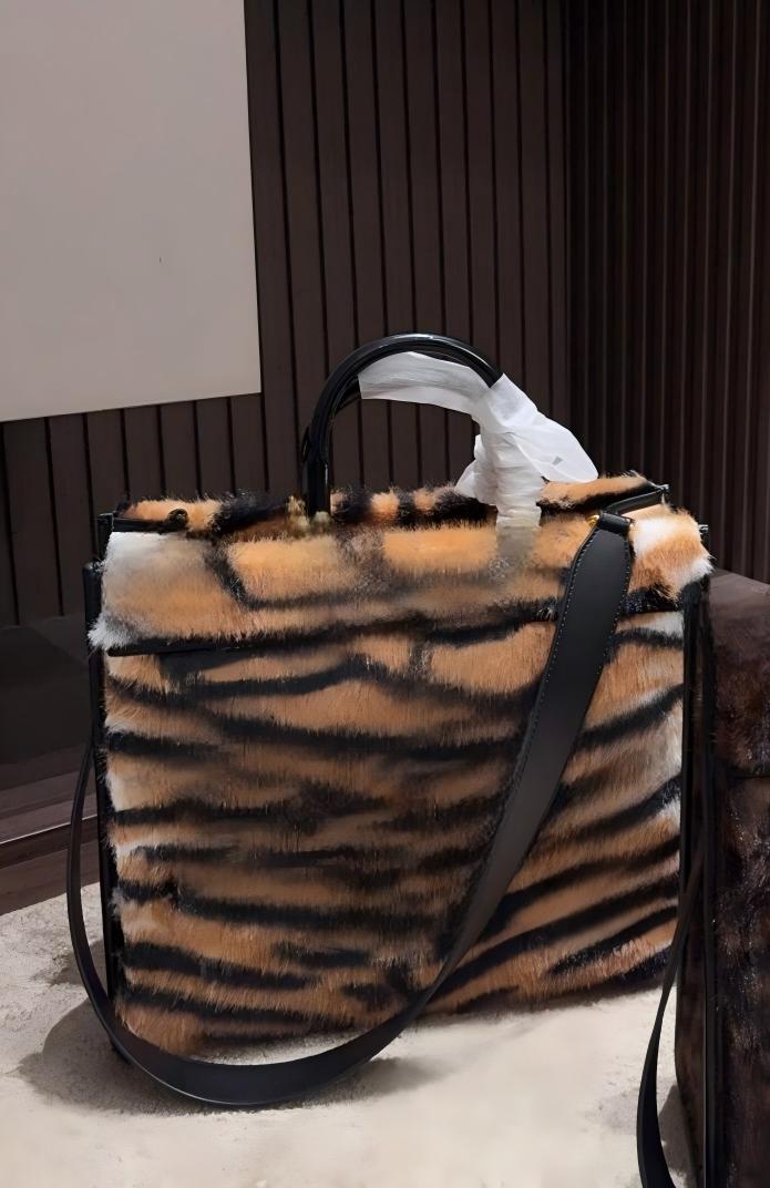 Designer Women's Handle Bag Luxury Women's Animal Pattern Bag High Quality Shoulder Bag