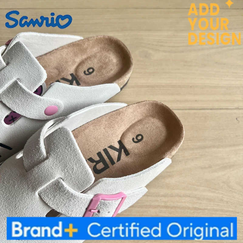 Sanrio Hello Kitty Slippers Flat Shoes Anti Slip Cute Kawaii Cozy Y2K Style Casual Comfortable Sweet Cartoon Outdoor Girl Gift H251223